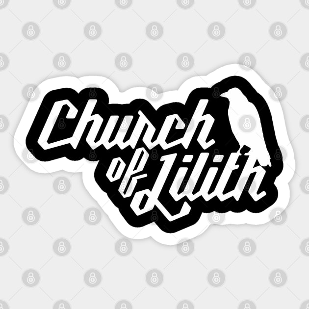 Church of Lilith Sticker by Realthereds